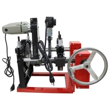 110V Manual 2 Clamps Pipe Fusion Welder Butt Fusion Welding Machine 2.48"-6.30"