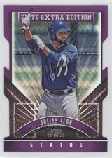 2015 Panini Elite Extra Edition Status Purple Die-Cut /150 Julian Leon #149 z6b