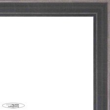 Elegant Silver Picture Frame - UV Acrylic,Backing, Hanging Hardware