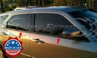 fit:2005-2008 Dodge MAGNUM Window Sill Trim Carbon Fiber Black 4Pc
