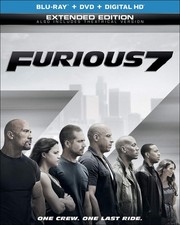 Furious 7 (DVD & Blu-ray Combo/ Extened Version) [*READ* Good, DISC-ONLY]