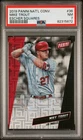 Mike Trout #/25! 2019 Panini National Convention #36 Escher Squares PSA 7