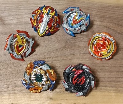  Ultimate Attack & Defense! 6 Takara Tomy Beyblade Burst Japan - Mint Condition