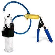 Vibrating Penis Pump LeLuv ULTIMA Premium Hose 9 Inch or 12 Inch Length Cylinder