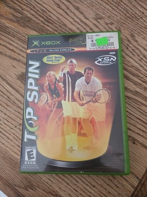 Top Spin (Microsoft Xbox, 2003) CIB with Manual
