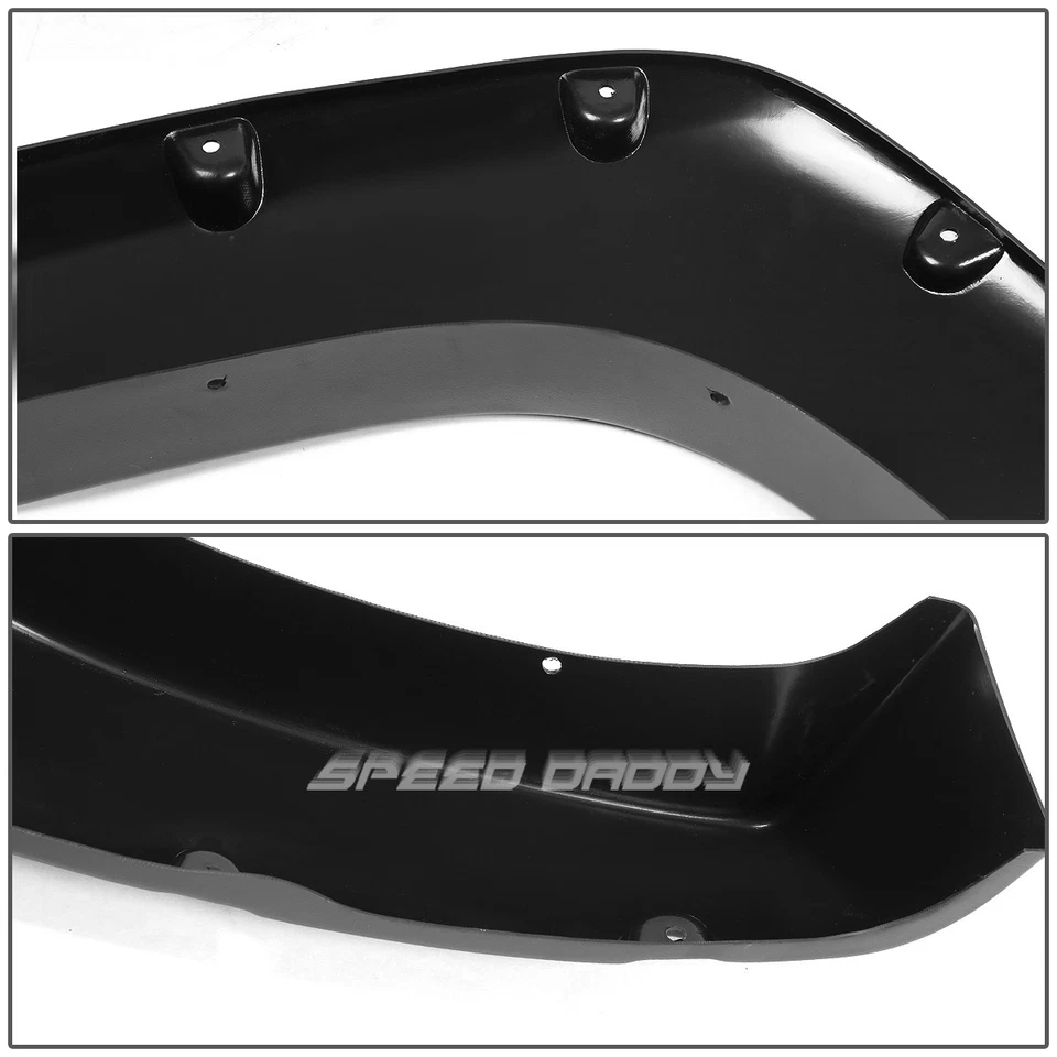 FOR 88-99 CHEVROLET GMC Fleetside 3" MATTE POCKET-RIVETED WHEEL FENDER FLARES Foto 3 de 4
