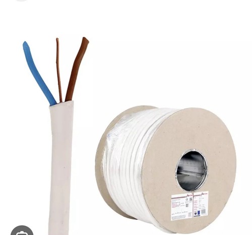 100m 2,5mm² LSF White Twin & Erdkabel - Low Smoke & Fume