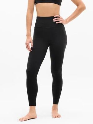 Athleta S SMALL Elation Ultra High Rise 7/8 Tight Leggings Black Soft Yoga NWT
