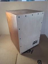 Meinl Percussion Jam Cajon Box Drum Snare and Bass Tone With Brushes 