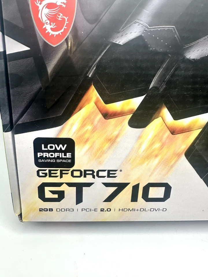 MSI NVIDIA GeForce GT 710 Graphic Card - 2 GB DDR3 SDRAM (Brand New) - Image 2 of 4