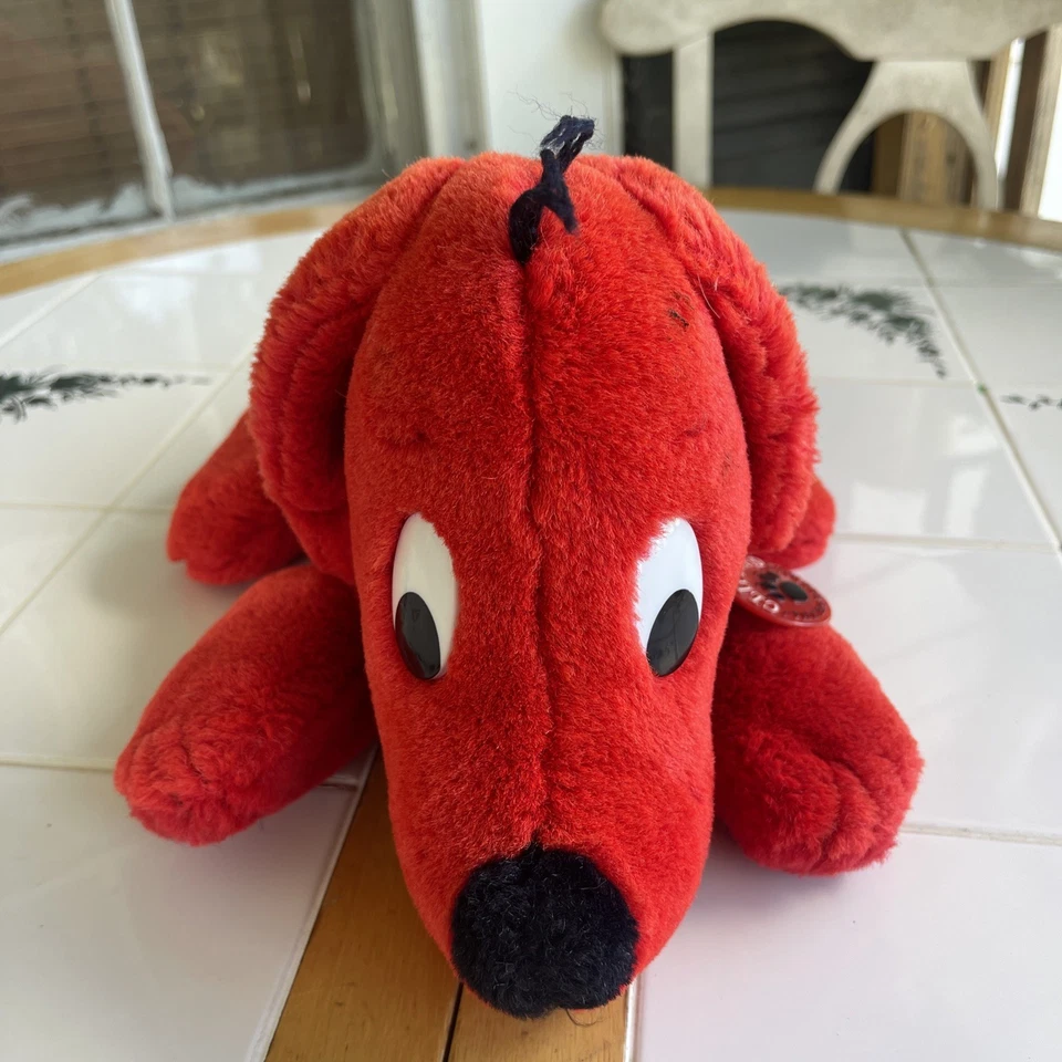 Peluche Clifford El Gran Perro Rojo Marioneta de Mano Norman Bridwell Dakin De Colección 1991 Foto 2 de 4