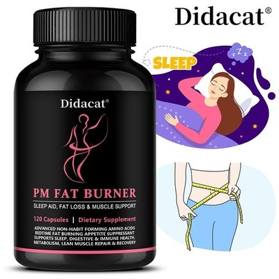 Nighttime Fat Burner Caps,Metabolism Support,Control Appetite for Weight Manage