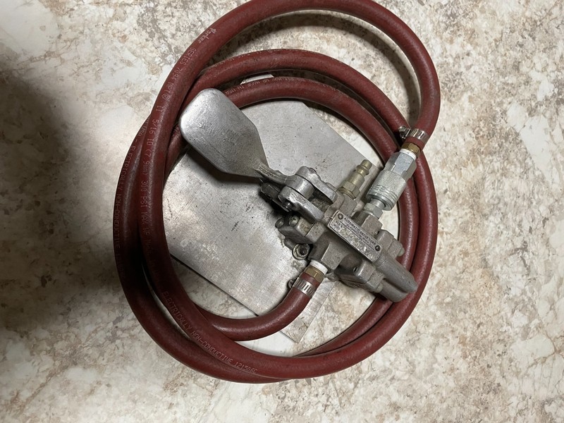 Nice pedal air valve and hose-Heavy duty