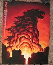 GODZILLA SXSW 2014 Numbered Ltd. Ed. Print by Mondo Alamo Ritz 60th Anniversary