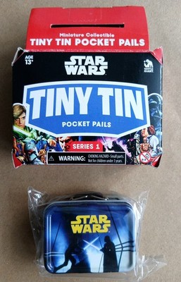 Star Wars kleine Blech Tascheneimer Retro Mini Brotdose S1 sanfter Riese