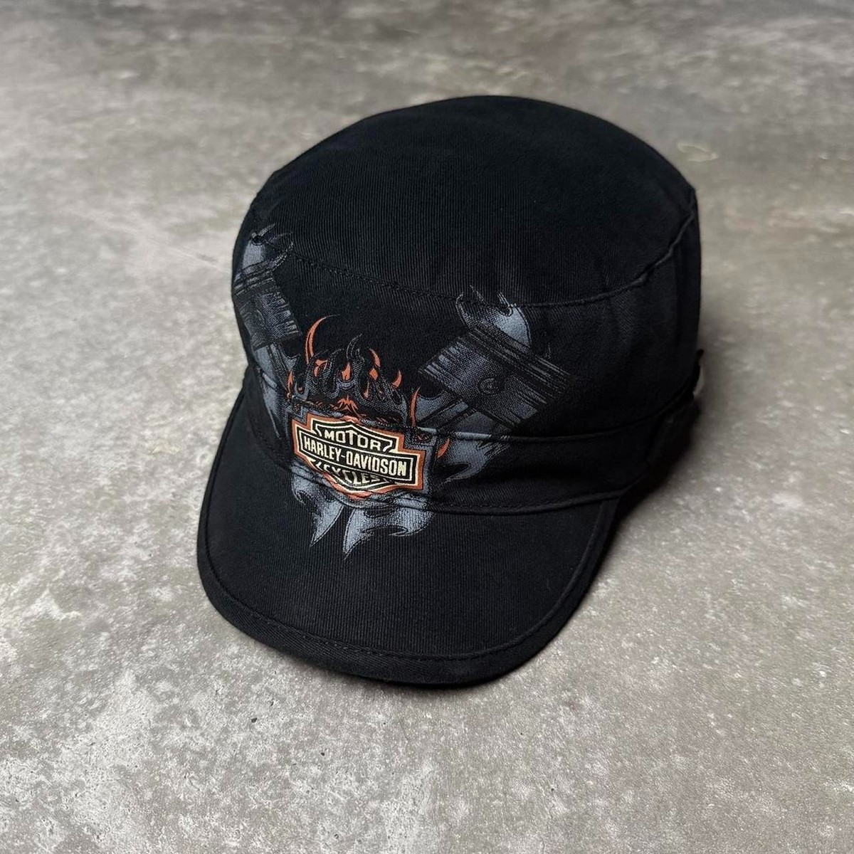 Vintage Harley Davidson newsboy cap Vintage RARE 70 main image 3