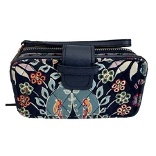 Vera Bradley Fox Forest RFID Smartphone Wristlet Wallet For Crafts Or Repairs
