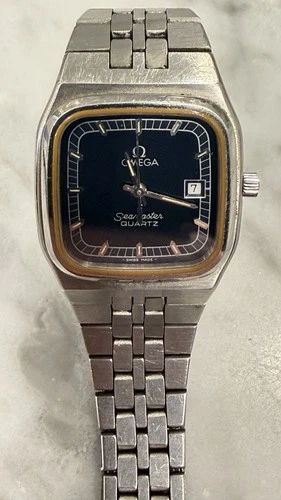 Vintage 1980’s OMEGA Seamaster Cal.1380 Quartz 25mm Steel Ladies !!! Original