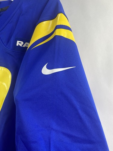 NFL Nike Men’s M Puka Nacua Vapor FUSE On Field Jersey Blue #17 Los Angeles Rams - Picture 4 of 13