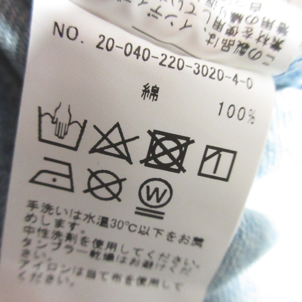 FRAMeWORK Patchwork Denim Overall Skirt Blue, Siz… - image 7