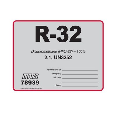 R-32 / R32 A2L Label # 78939 , SOLD EACH | eBay