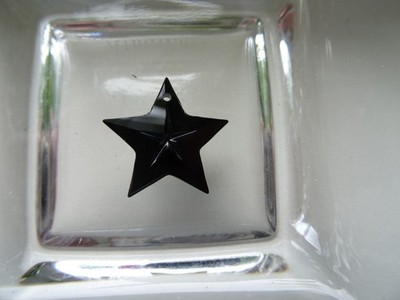 1 Swarovski  VINTAGE Anhänger STAR PENDANT  Stern JET (Schwarz) 20 mm Art. 6716