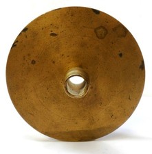 NO BRAND BRASS IMPELLER, 4" OAD, 1/2" SHAFT, FLANGE 1/8" HEIGHT 