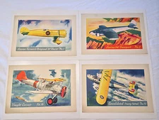 1930s F277-3 HJ Heinz Co. "Famous Airplanes" Premiums Complete Set (4)