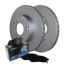 Front Brake Kit 262mm Disc Rotors Akebono ProACT Ceramic Pads For Honda Civic L4
