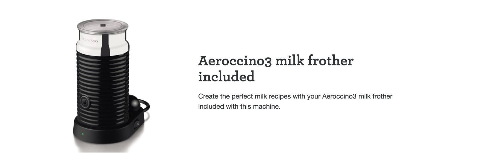 Breville Nespresso Essenza Mini and Milk Coffee Machine Matte Black