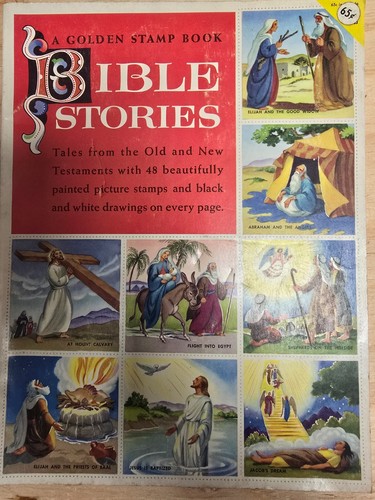 A Golden Stamp Book - Bible Stories - 1954 Complete - Picture 4 of 4