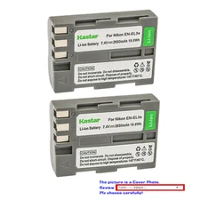 Kastar Replacement Battery for Nikon EN-EL3e MH-18a & Nikon D80 DSLR Camera
