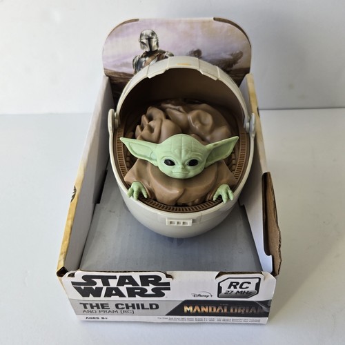 Grogu The Child And Pram RC 27 MHz With Remote Star Wars Mandalorian Baby Yoda