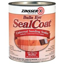  2 -Gal Clear Bulls Eye Zinsser SealCoat Wood Furniture Sanding Sealer 00851