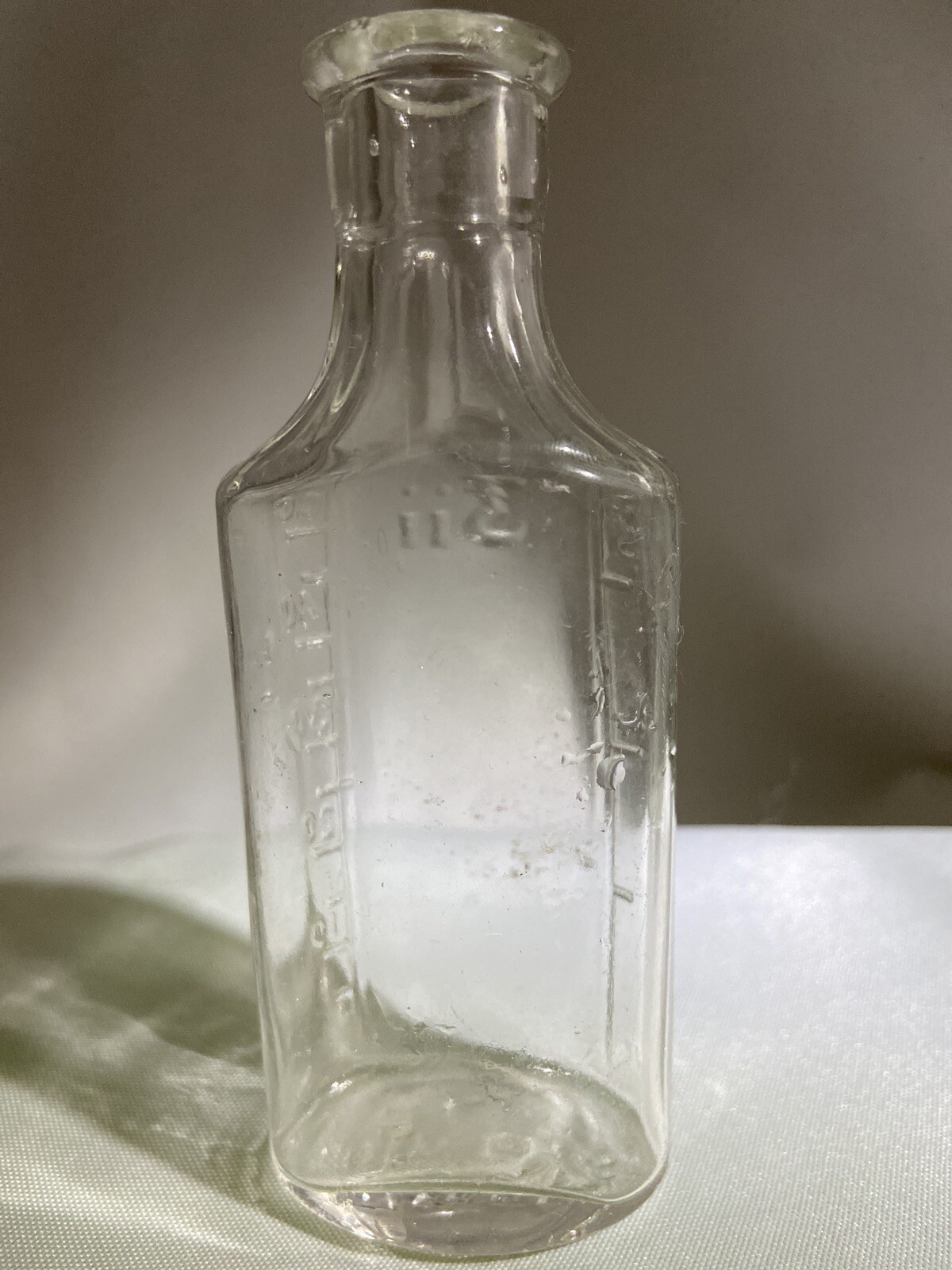 Vintage Clear Glass Owens Bottle 3ii 60 CC Medicine Apothecary eBay