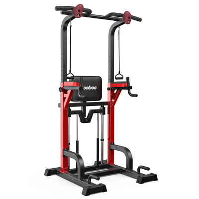 #ad Power Tower Pull Up Bar Dip Station Assistive Trainer Multi Function Home Gym $266.00