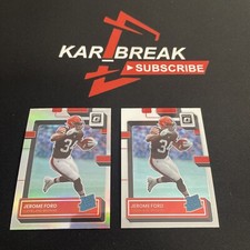 2022 Panini Donruss Optic #280 Jerome Ford Rated Rookie Silver Holo +BASE🔥*1