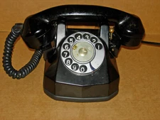1963 US NAVY AUTOMATIC ELECTRIC TYPE A SHIPBOARD ELEPHONE w/HANDSET LOCK WORKING