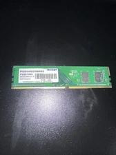 Patriot Memory Signature Line DDR4 4GB (1x4GB) UDIMM Frequency: 2400MHz