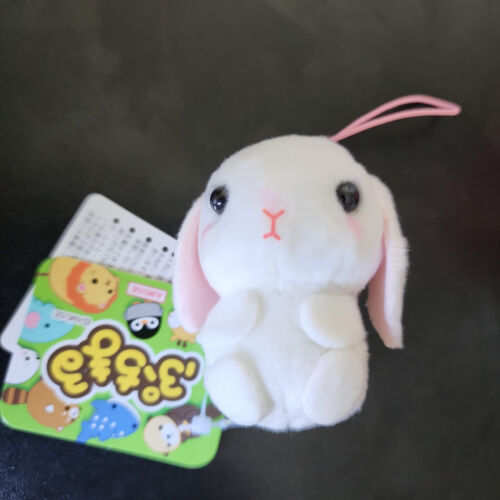 Kawaii Japanese Plush Toy Rabbit Doll Mascot Cell Phone Charm - Picture 2 of 2