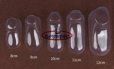 10-50pcs Clear Plastic Baby Feet Display Booties Shoes Socks PVC