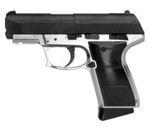 Daisy Powerline 5501 BB Air Pistol, .177 Cal, 430 FPS, CO2, Black and Silver,
