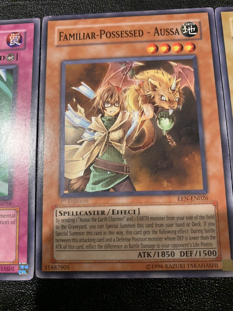 Yugioh FADED FIRST EDITION STAMP MISPRINT! 3 CARDS FROM EEN READ
