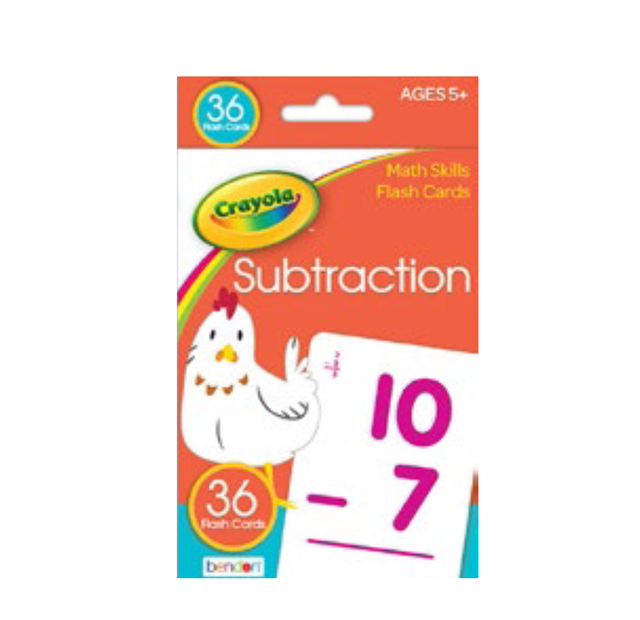 Crayola Flash Cards For Toddlers 3+ Alphabet Phonics Counting Colors