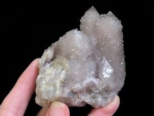 AURA QUARTZ Angel White - Rainbow Spirit Quartz Crystal Cluster, Decor, 46750
