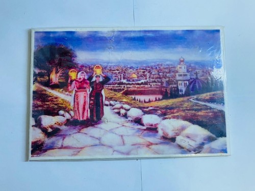 20*30 cm Palestinine (Jerusalem) handmade Stone plaque made of stone - Picture 3 of 7