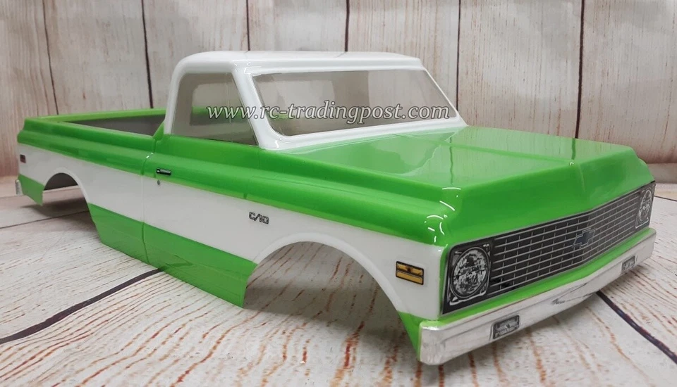  1970 CHEVY C10 Custom Painted RC Crawler Body (WB 12.3") TRX-4/SCX10/ENDURO - Image 3 of 4