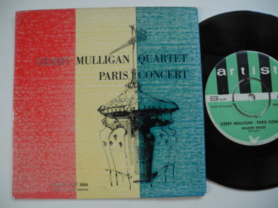 GERRY MULLIGAN QUARTET Paris Concert EP Walkin' Shoes + 1 7