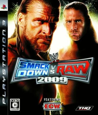 USED PS3 PlayStation 3 WWE 2009 SmackDown vs Raw 10766 JAPAN