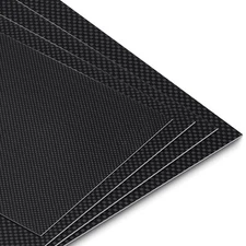 Plain Weave Real Carbon Fiber Sheet Panel Plate 300x400x3mm DIY Model Material